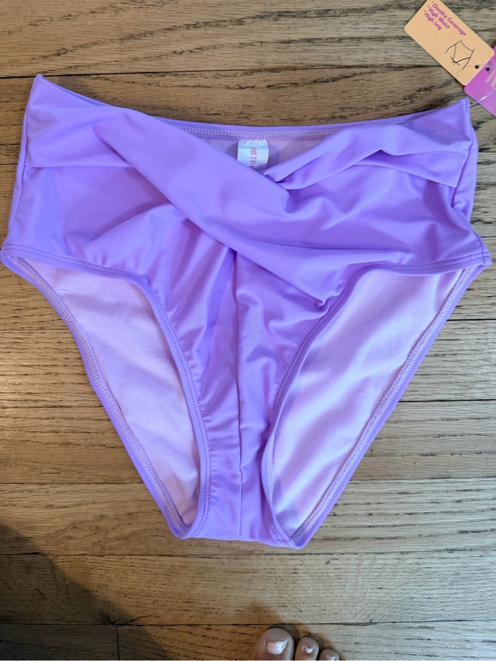 NWT Ninety-Nine women’s bikini bottom in a beautiful lavender/light purple color
